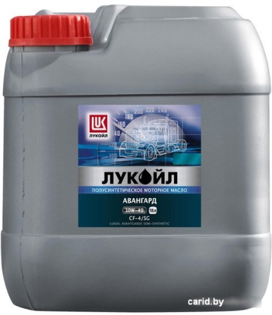 Моторное масло Лукойл Авангард полусинтетическое 10W-40 CF-4/SG 18л