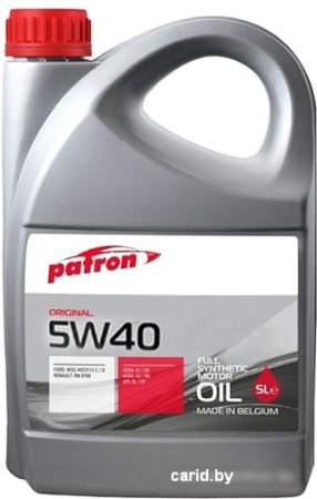 Моторное масло Patron 5W-40 5л