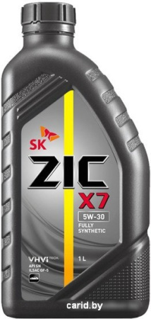 Моторное масло ZIC X7 5W-30 1л