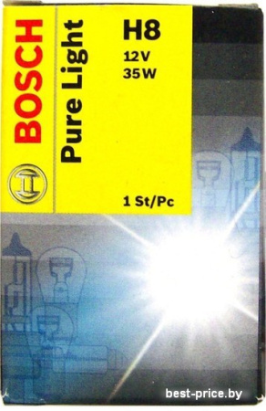 Галогенная лампа Bosch H8 Pure Light 1шт [1987302081]