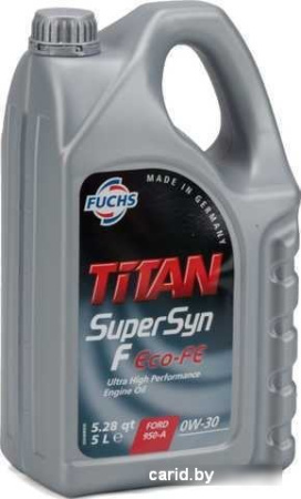 Моторное масло Fuchs Titan SuperSyn F Eco-FE 0W-30 5л