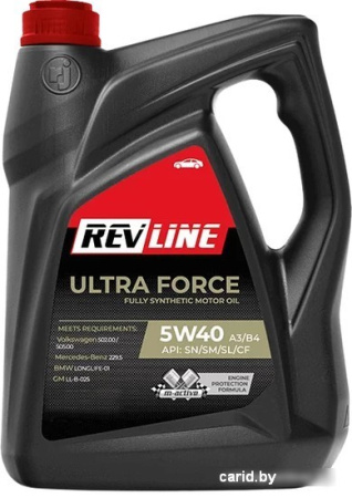 Моторное масло Revline Ultra Force 5W-40 5л