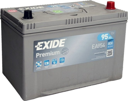 Автомобильный аккумулятор Exide Premium EA954 (95 А·ч)
