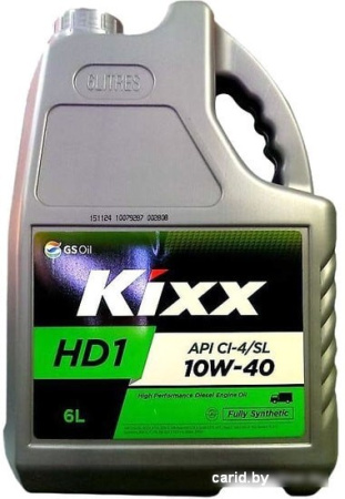 Моторное масло Kixx HD1 10W-40 6л