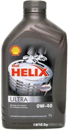 Моторное масло Shell Helix Ultra 0W-40 1л