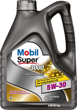 Моторное масло Mobil Super 3000 X1 Formula FE 5W-30 5л