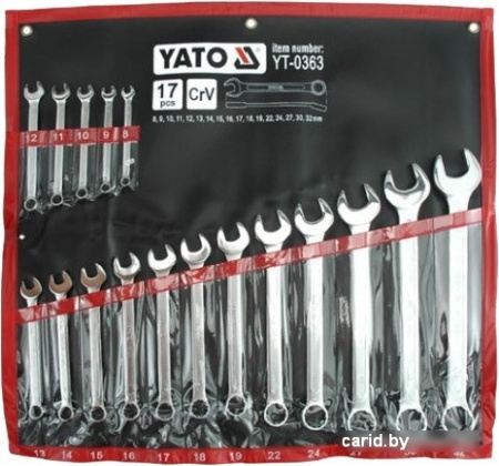 Набор ключей Yato YT-0363 17 предметов