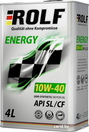 Моторное масло ROLF Energy 10W-40 SL/CF 4л