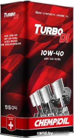 Моторное масло Chempioil Turbo DI 10W-40 Metal 1л