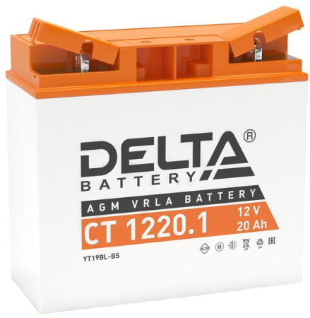 Мотоциклетный аккумулятор Delta CT 1220.1