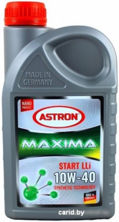 Моторное масло Astron Maxima Start LLi 10W-40 4л