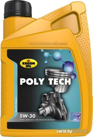 Моторное масло Kroon Oil Poly Tech 5W-30 1л