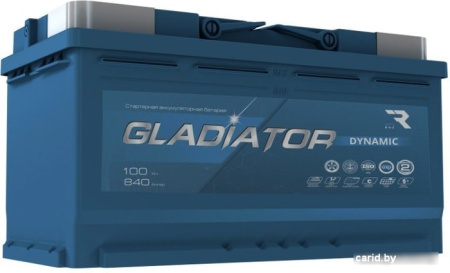 Автомобильный аккумулятор Gladiator Dynamic 6СТ-100L(0) (100 А·ч)