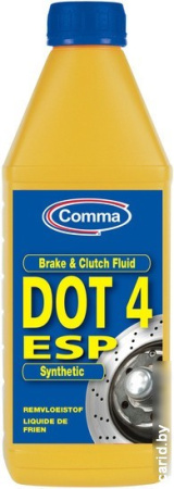 Тормозная жидкость Comma DOT4 ESP 1л