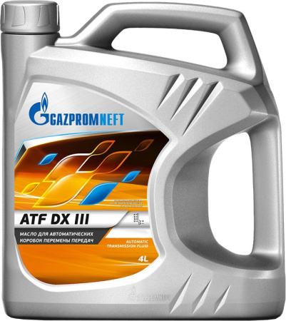 Трансмиссионное масло Gazpromneft ATF DX III 4л