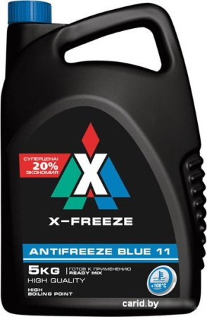 Охлаждающая жидкость Тосол-Синтез Classic X-Freeze G11 blue 5л