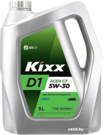 Моторное масло Kixx D1 C3 5W-30 5л