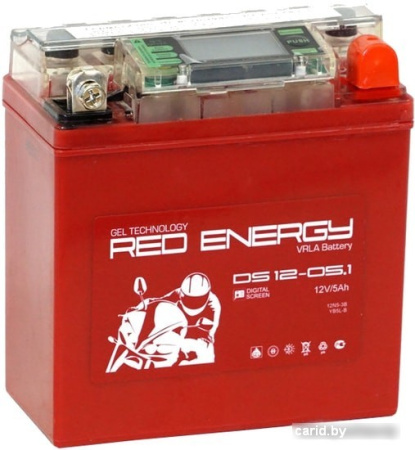 Мотоциклетный аккумулятор Red Energy DS 12-05.1 (YB5L-B, 12N5-3B) (5 А·ч)
